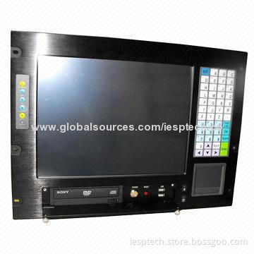 All-in-one industrial computer, 8U rack mount/15" TFT LCD/on-board P7550/2GB RAM/320GB HDD, OEM/ODM